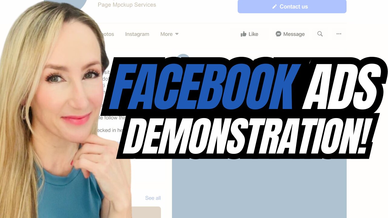 Facebook Ads Demonstration With Shauna Thoresen!