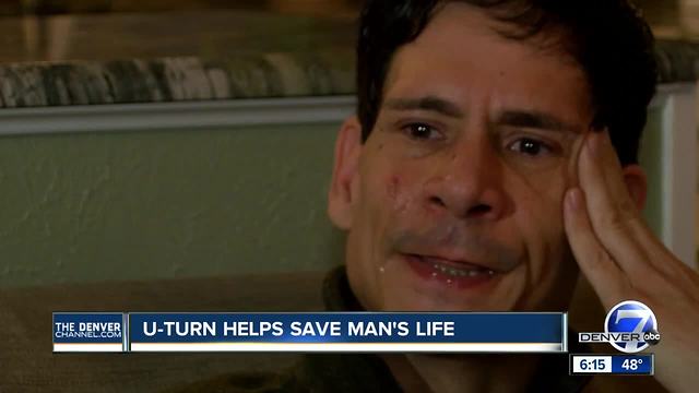 U-turn helps save man's life