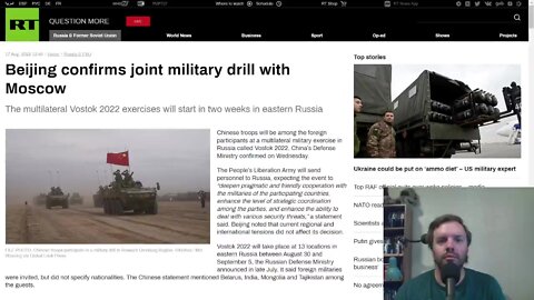Russia hosting joint military exercise in eastern Russia with China participating