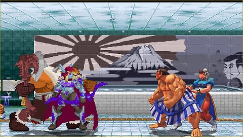 Mugen: Lady Sylvanas/Garrosh Hellscream vs E. Honda/Chun LI