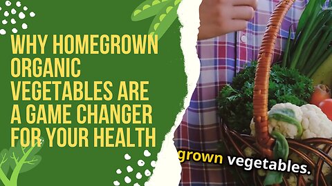 Why Homegrown Organic Vegetables Are a Game Changer For Your Health?