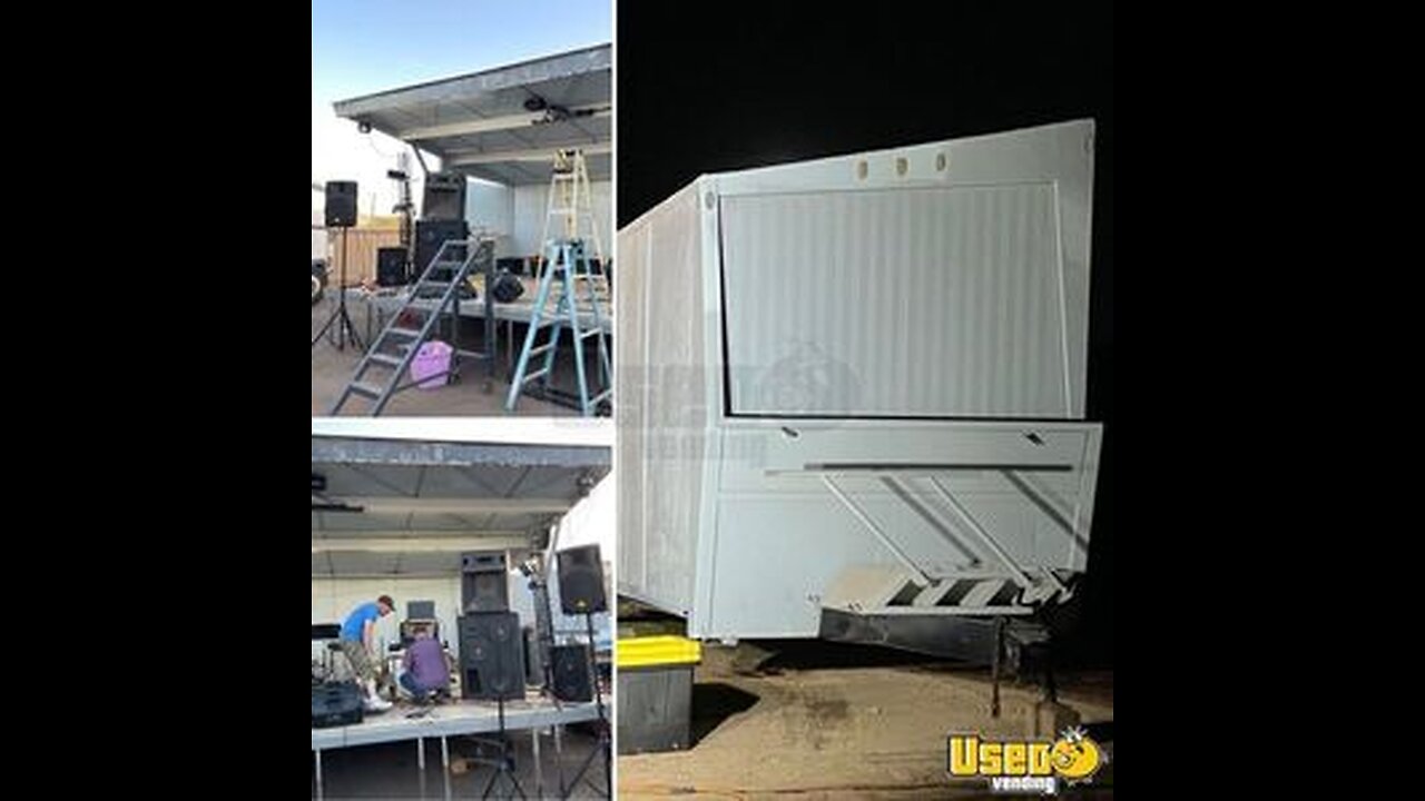 32’ Mobile Hydraulic Stage w/ Extend and Roof Lift Trailer Mobile Stage for Sale in Arizona!