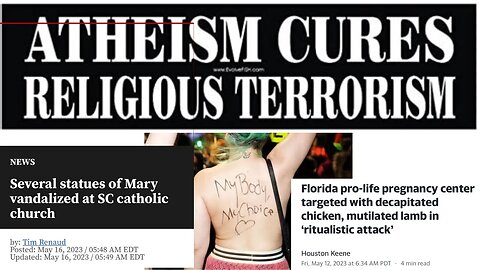 Atheism Cures Religious Terrorism