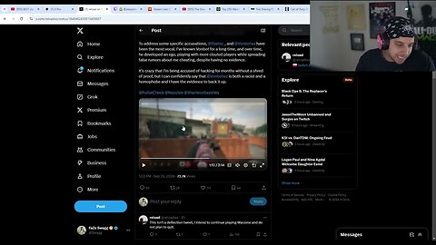 Swagg Reacts to Warzone Streamer Drama (Vonbot & Reload)