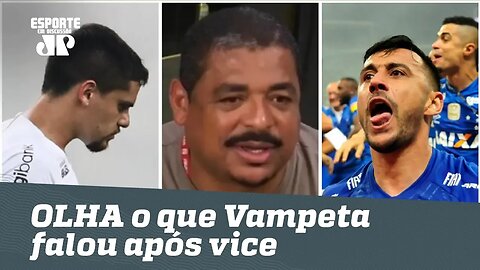 OLHA o que Vampeta falou após vice do Corinthians pro Cruzeiro!