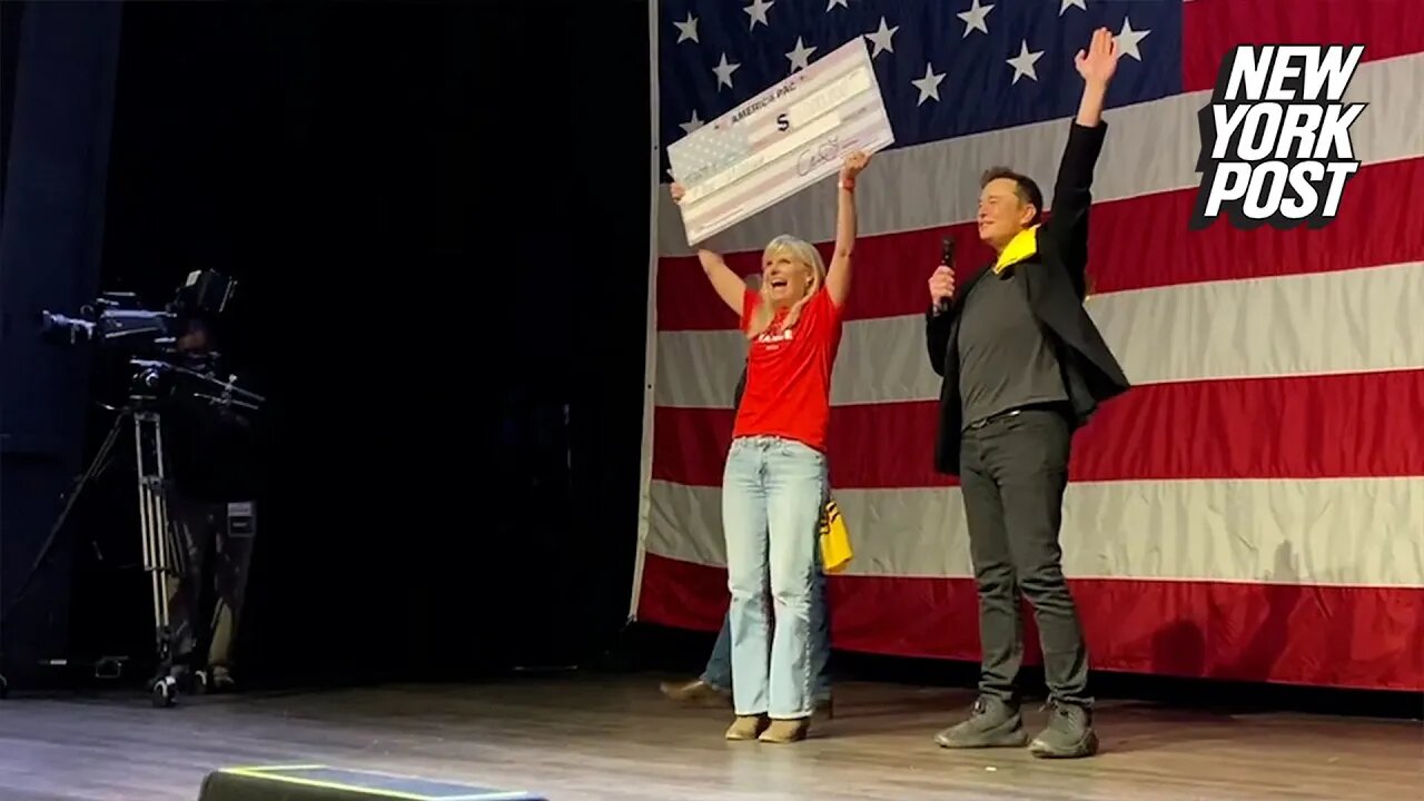 Elon Musk hands out second $1 million prize in voter registration giveaway