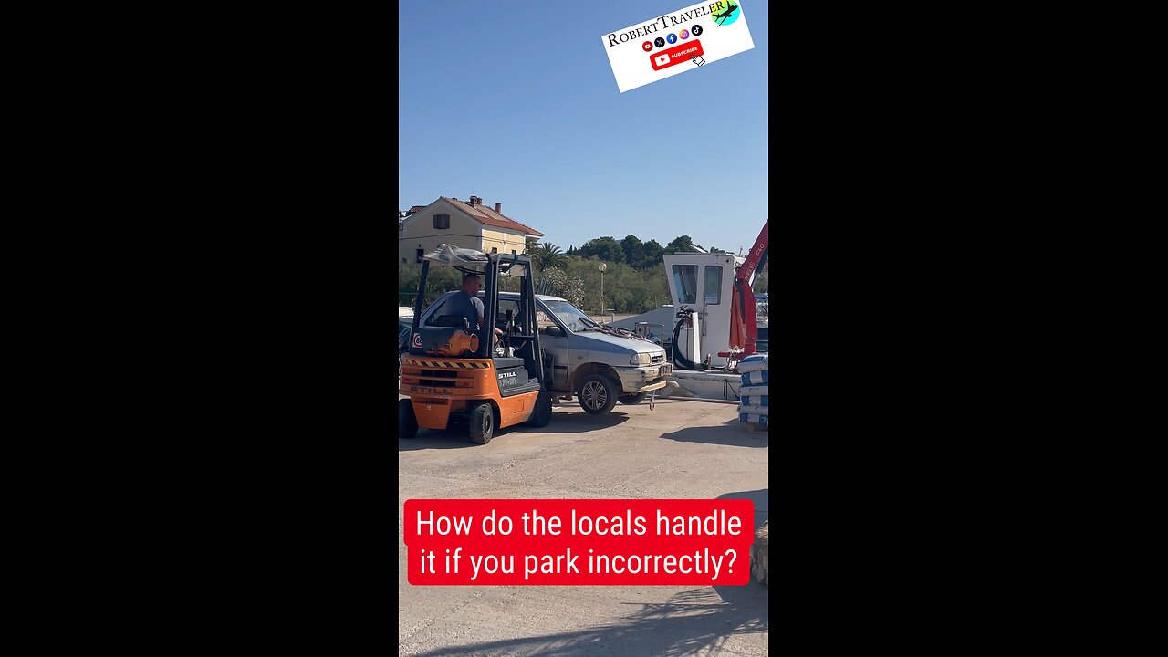 How do the locals handle it if you park incorrectly? #parking #car #cars