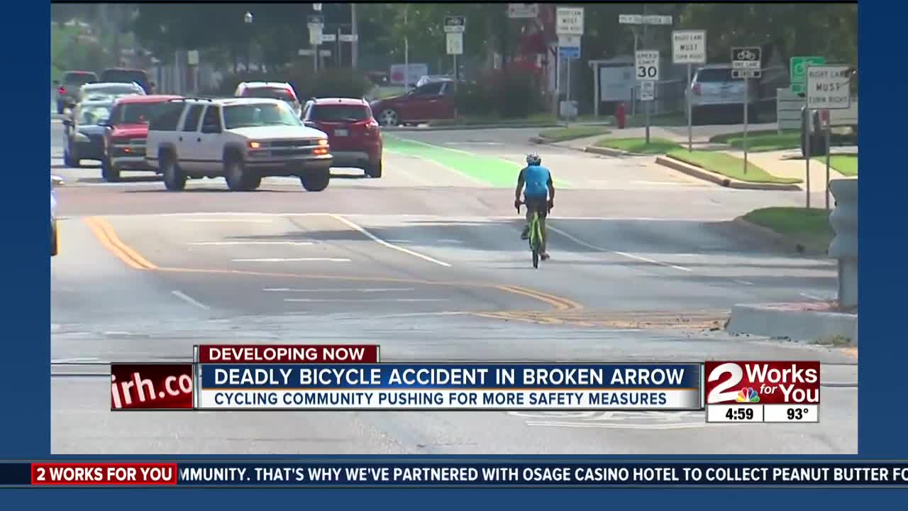 Deadly bicycle accident in Broken Arrow