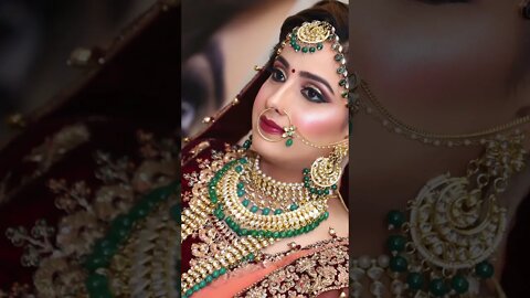 Bridal Makeup Ideas #shorts #short #wedding #viral #trending
