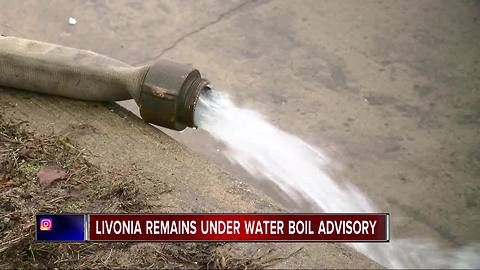 Livonia Remains Under Boil Water Advisory