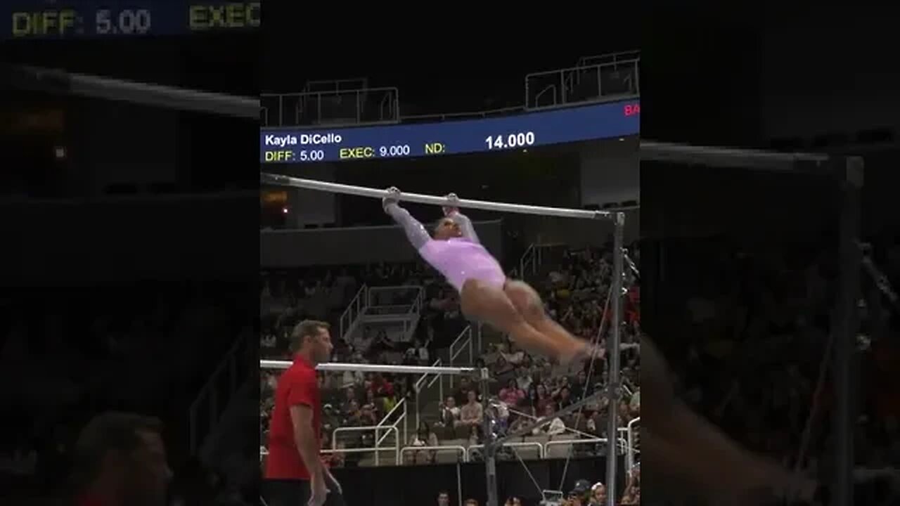 Jordan Chiles on Uneven Bars - 2023 Xfinity US Championships Senior Women Day 1 #shorts