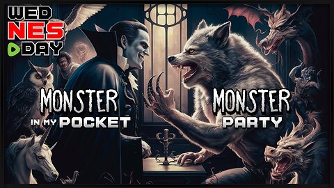 Monster in My Pocket & Monster Party - wedNESday