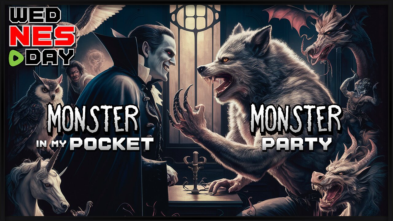 Monster in My Pocket & Monster Party - wedNESday