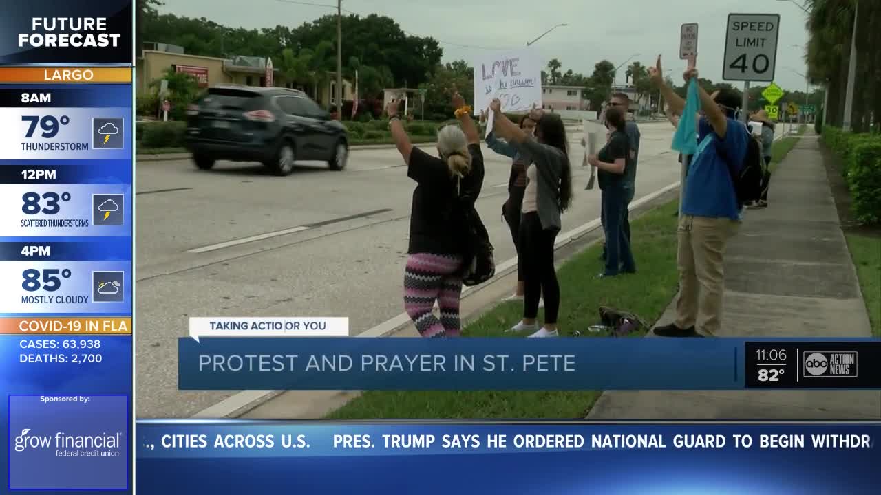 Protest and prayer in St. Pete
