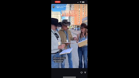 Heartland’s Amber Marshall, Shaun Johnston, and Chris Potter at Calgary Stampede Parade