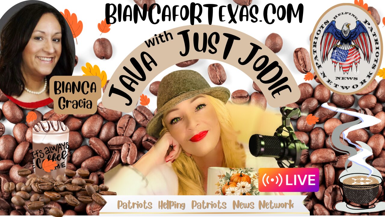Ep 293 Java with Just Welcomes Bianca for Texas! Candidate for State Representative!