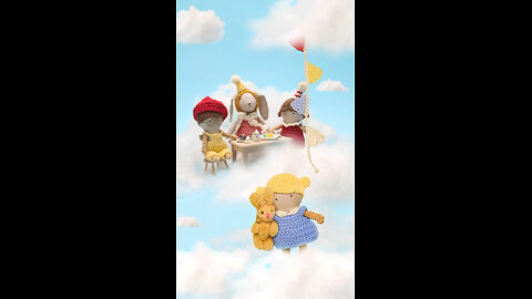 Frame-by-frame animation video. №6. Lyalyechki. Knitted dolls.