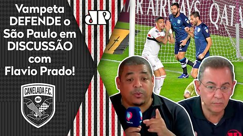 FALOU TUDO! Vampeta REBATE Flavio e DEFENDE o São Paulo após DERROTA pro Racing!