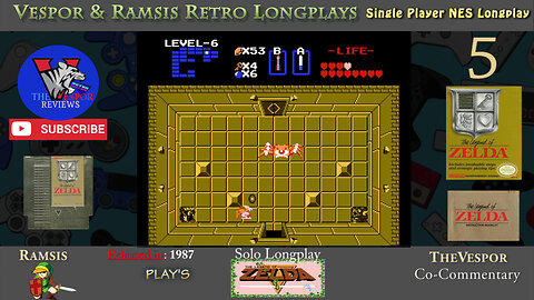 The Legend of Zelda | NES | Full Retro Playthrough and Longplay | Episode #5