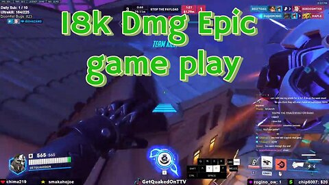 18K DMG Doomfist Gameplay! GetQuakedOn