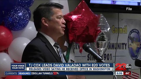 T.J. Cox increases lead over David Valadao