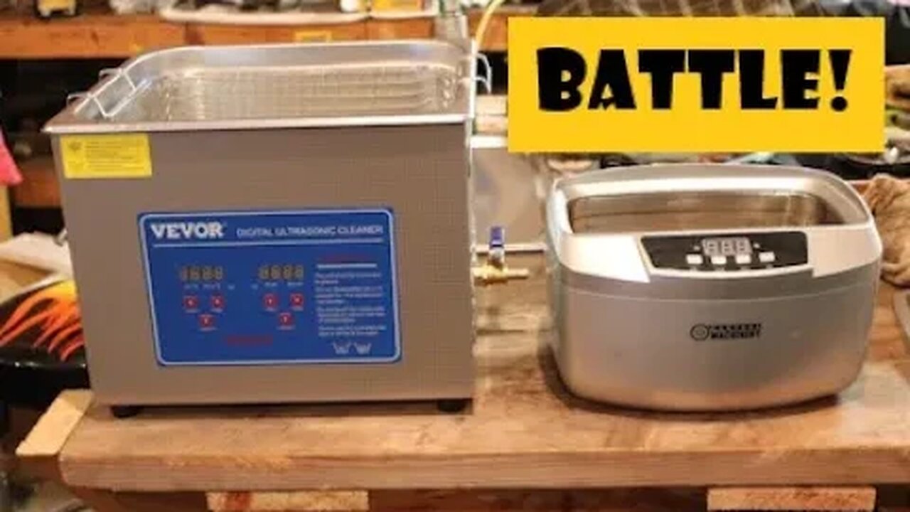 Ultrasonic Cleaner BATTLE! VEVOR VS. Harbor Freight! Unboxing, review, and carburetor cleaning!