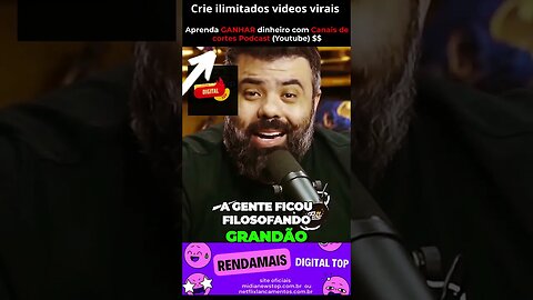 #podcast Debate científico e filosófico Uma explosiva! #shorts