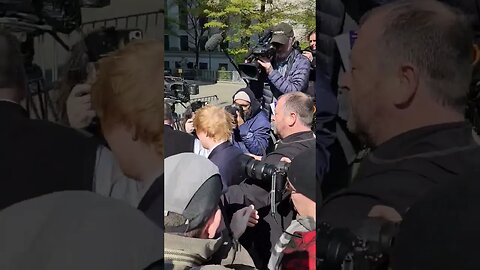 Ed Sheeran Entering Court Today to fight for his song Thinking Out Loud being Marvin Gaye's Song.