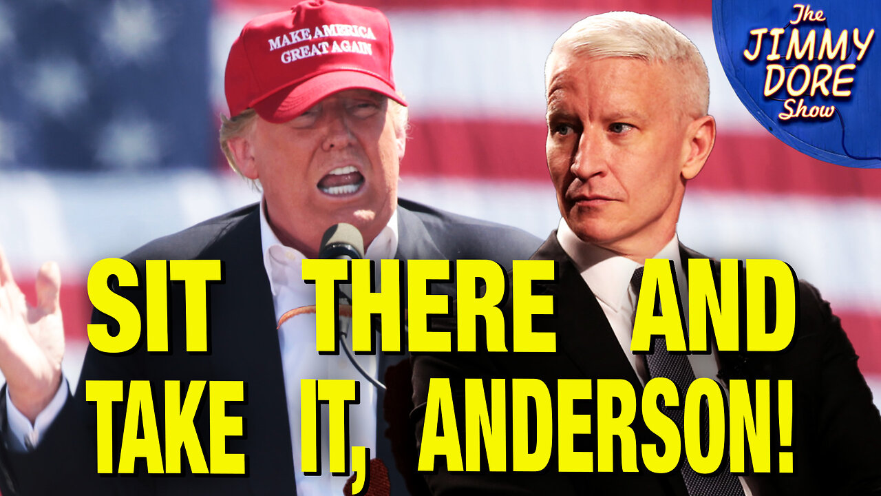 Anderson Cooper FORCED To Listen To Trump Crap On Biden & Harris