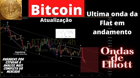 Bitcoin inicia ultimo estágio da CORRETIVA | ONDAS DE ELLIOTT