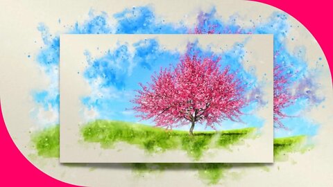 Árvore cor de rosa japonesa#animações#