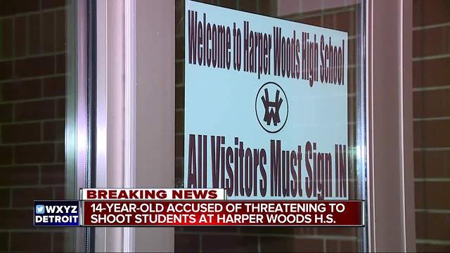 Harper Woods teen in police custody, accused of threatening shooting at school
