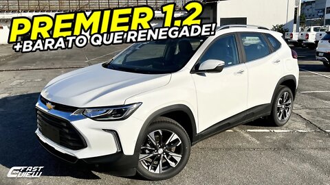 CHEVROLET TRACKER PREMIER 1.2 TURBO 2022 COM TETO SOLAR + BARATO QUE RENEGADE SÉRIE S 2022