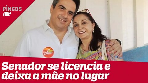 Senador vai tirar licença e deixar a mãe no lugar