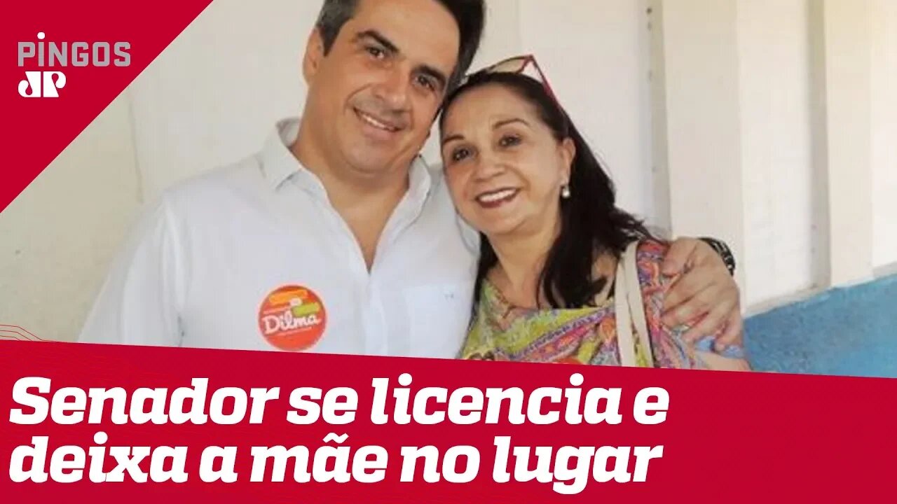 Senador vai tirar licença e deixar a mãe no lugar