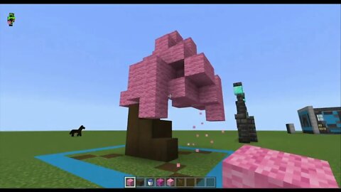How to Build a Minecraft Japanese Cherry Tree in Full Bloom