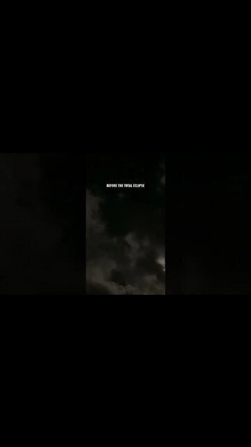 SKY SILHOUETTES BEFORE ECLIPSE