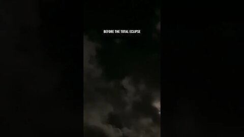 SKY SILHOUETTES BEFORE ECLIPSE