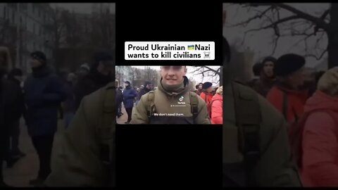 Proud #Ukrainian #Nazi Wants to Kill #donbass civilians