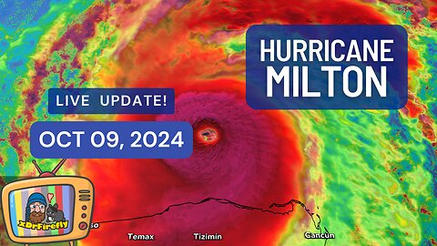 Monster Hurricane Milton: Live Coverage + Chatting w/ Friends Battling the Storm! ( 4.5 Hours )