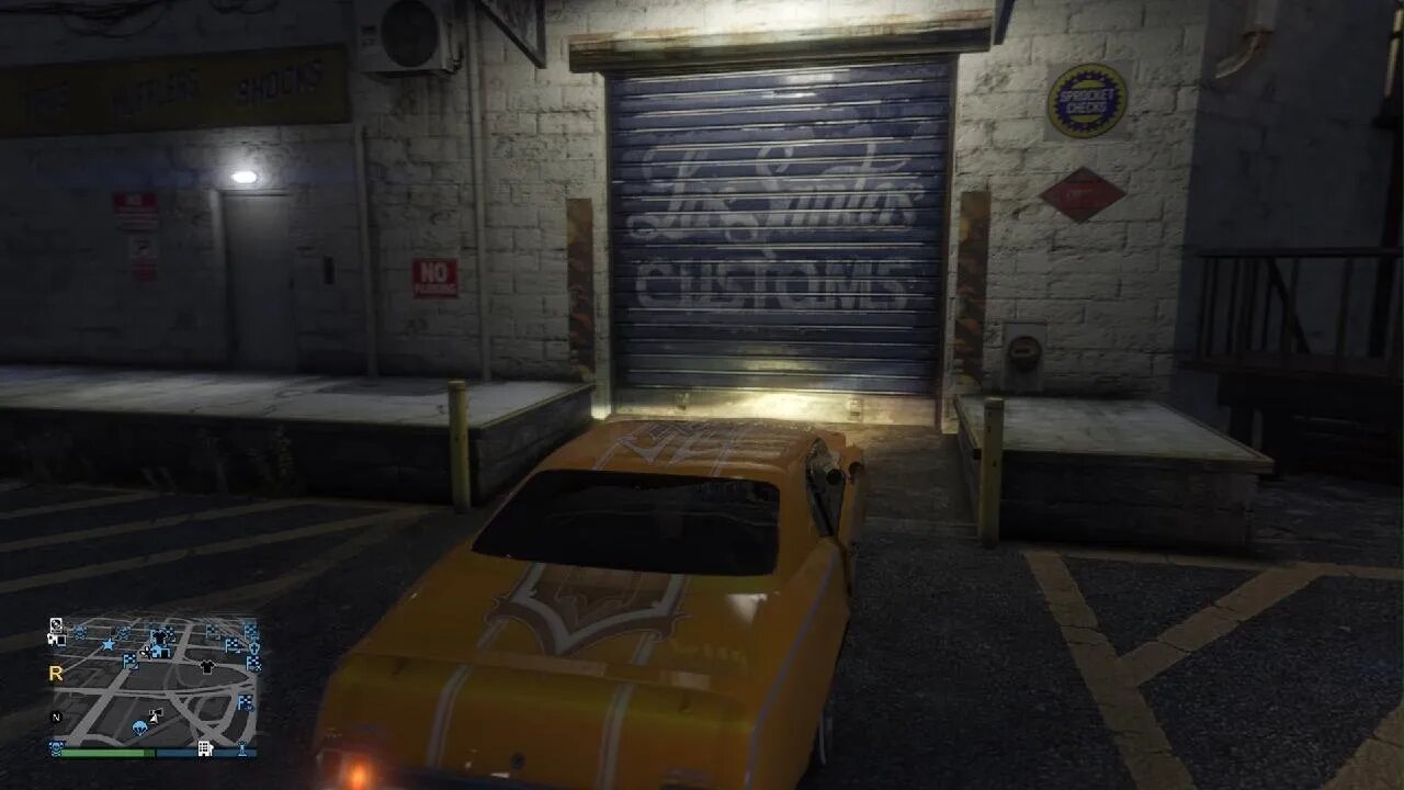 Grand Theft Auto V gta5 night drive in 550 sabre low rider