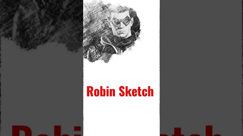 Batman Robin Sketch Timelapse #gothamknights #batman #art