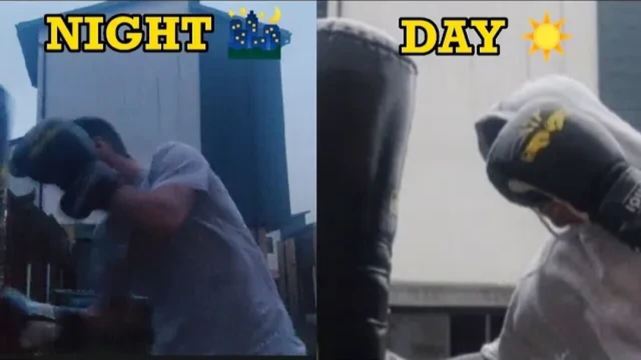 WORK DAY& NIGHT ⛅ Boxing session / try new style 🥊