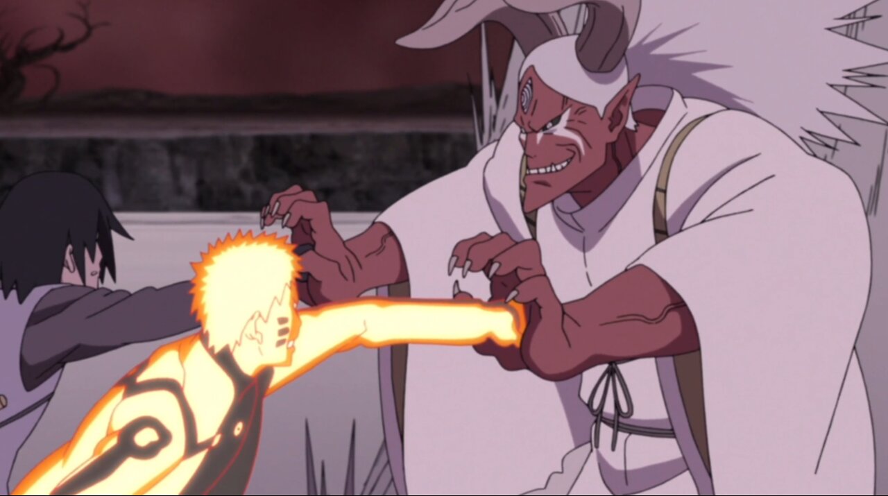 Naruto And Sasuke Vs Momoshiki (movie dub)