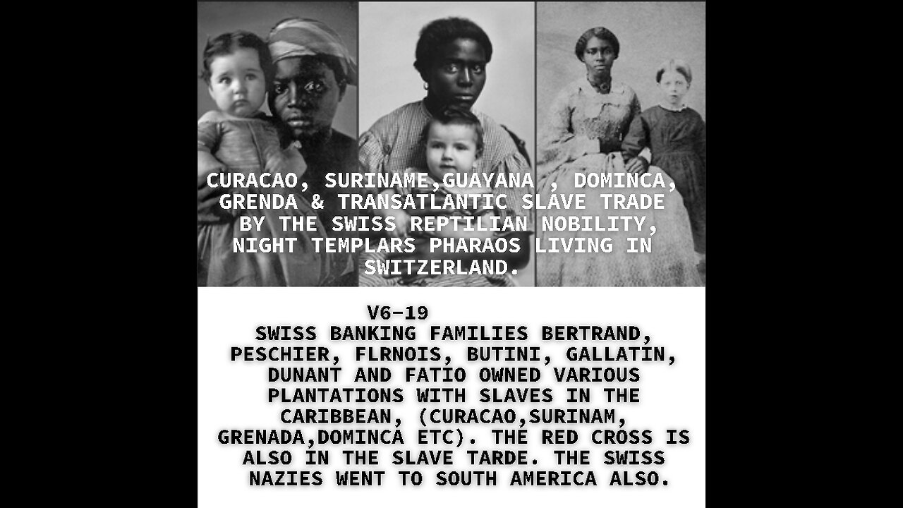 SWISS BANKING FAMILIES BERTRAND, PESCHIER, FLRNOIS, BUTINI, GALLATIN, DUNANT AND FATIO OWNED VARIOUS