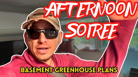 Afternoon Soiree- Basement Guest Suite to Greenhouse Conversion Plans- 300 sqft