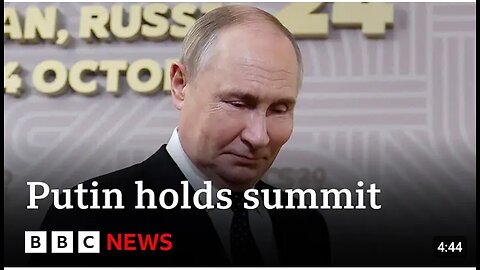 Vladmir Putin greats leaders at Brics summit in Russia | BBC News