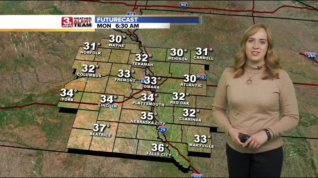 Audra's Monday Forecast