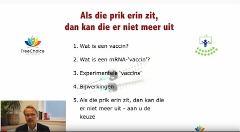 Als die prik erin zit, dan kan die er niet meer uit. College over gezondheid.