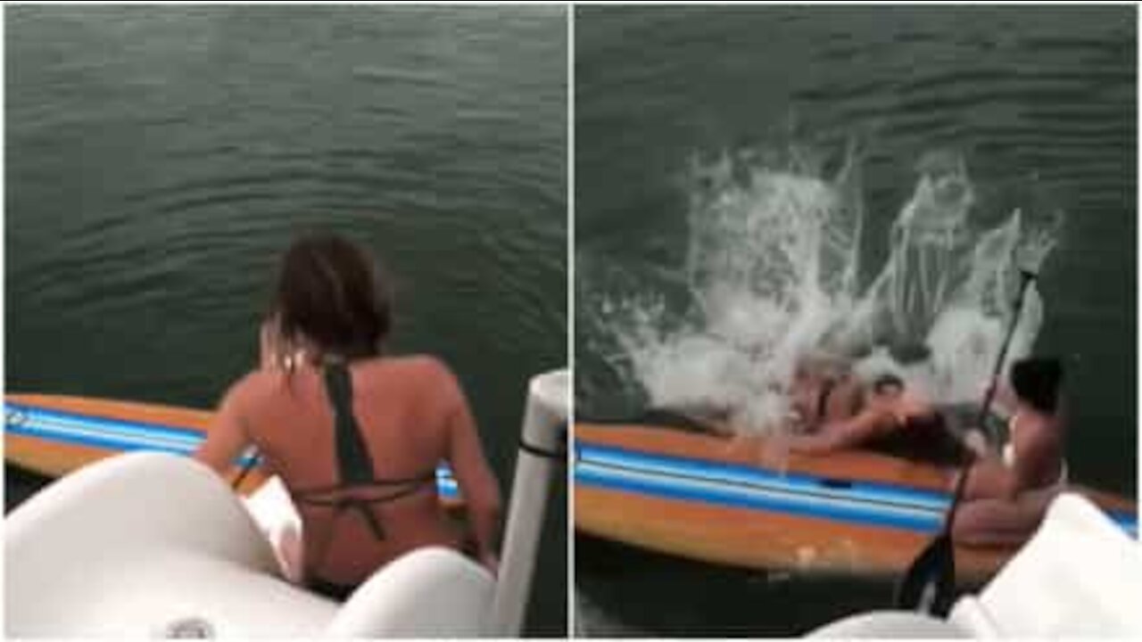 Come NON salire su una tavola da stand up paddle!